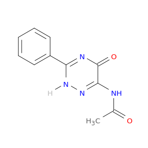 Acetamide, N-(2,5-dihydro-5-oxo-3-phenyl-1,2,4-triazin-6-yl)-
