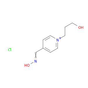 Pyridinium, 4-[(hydroxyimino)methyl]-1-(3-hydroxypropyl)-, chloride