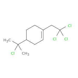 4-(2-chloropropan-2-yl)-1-(2,2,2-trichloroethyl)cyclohexene