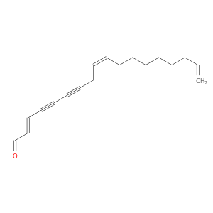 2,9,17-Octadecatriene-4,6-diynal, (E,Z)-