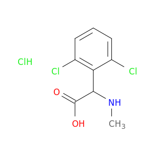 2-(2,6-Dichlorophenyl)-2-(methylamino)acetic Acid Hydrochloride