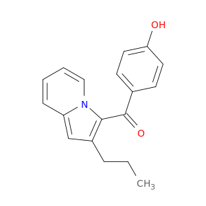 Methanone, (4-hydroxyphenyl)(2-propyl-3-indolizinyl)-