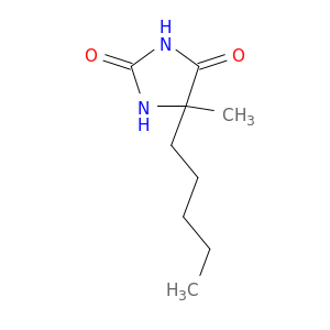 2,4-Imidazolidinedione, 5-methyl-5-pentyl-