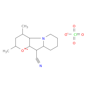 Pyrano[2,3-b]indolizin-1-ium, 10-cyano-2,4-dimethyl-, perchlorate