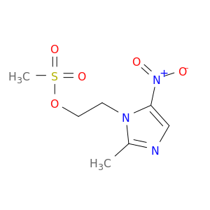 2-(2-甲基-5-硝基-1-咪唑基)甲磺酸乙酯
