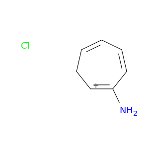 Cycloheptatrienylium, amino-, chloride
