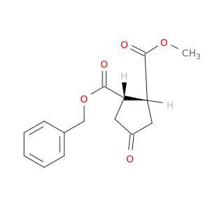 cis-4-氧代环戊烷-1,2-二羧酸苄酯甲酯