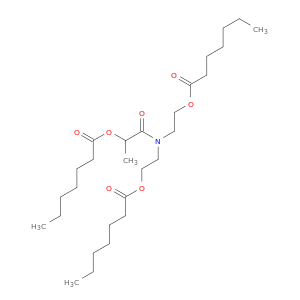 {[2-(heptanoyloxy)propanoyl]imino}diethane-2,1-diyl diheptanoate