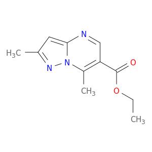 Pyrazolo[1,5-a]pyrimidine-6-carboxylicacid, 2,7-dimethyl-, ethyl ester