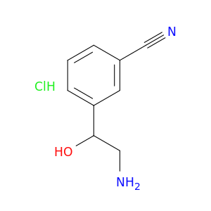 3-(2-amino-1-hydroxyethyl)benzonitrile hydrochloride