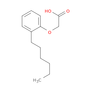 Acetic acid, (hexylphenoxy)-