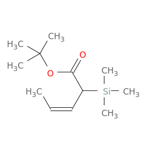 3-Pentenoic acid, 2-(trimethylsilyl)-, 1,1-dimethylethyl ester, (Z)-
