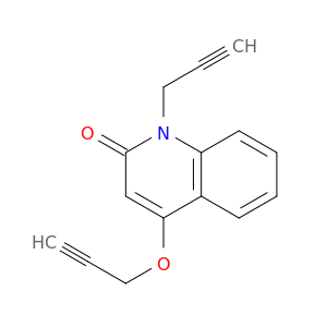 2(1H)-Quinolinone, 1-(2-propynyl)-4-(2-propynyloxy)-