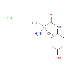 2-amino-N-(4-hydroxycyclohexyl)-2-methylpropanamide hydrochloride