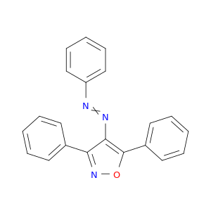 Isoxazole, 3,5-diphenyl-4-(phenylazo)-
