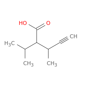 4-Pentynoic acid, 3-methyl-2-(1-methylethyl)-