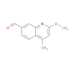 7-Quinolinecarboxaldehyde, 2-methoxy-4-methyl-