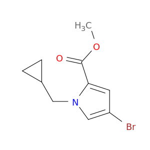 甲基 4-溴-1-(环丙基甲基)-1H-吡咯-2-甲酸基酯