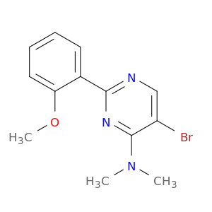 4-Pyrimidinamine, 5-bromo-2-(2-methoxyphenyl)-N,N-dimethyl-