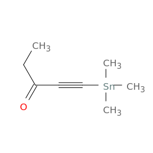 1-Pentyn-3-one, 1-(trimethylstannyl)-