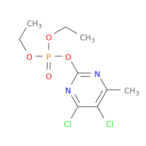 Phosphoric acid, 4,5-dichloro-6-methyl-2-pyrimidinyl diethyl ester