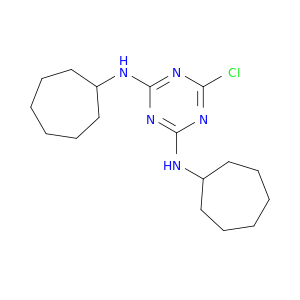 1,3,5-Triazine-2,4-diamine, 6-chloro-N,N'-dicycloheptyl-