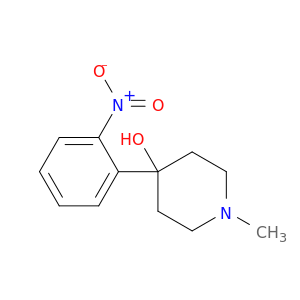 4-Piperidinol, 1-methyl-4-(2-nitrophenyl)-