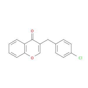 4H-1-Benzopyran-4-one, 3-[(4-chlorophenyl)methyl]-