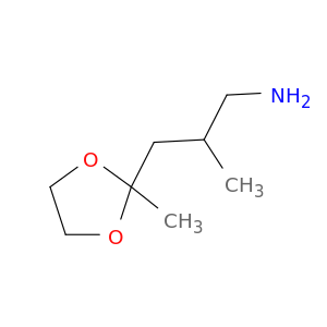 2-methyl-3-(2-methyl-1,3-dioxolan-2-yl)propan-1-amine