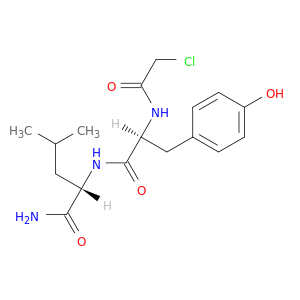 L-Leucinamide, N-(chloroacetyl)-L-tyrosyl-