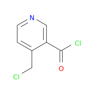 3-Pyridinecarbonylchloride, 4-(chloromethyl)-
