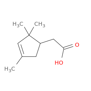 3-Cyclopentene-1-acetic acid, 2,2,4-trimethyl-