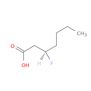 Heptanoic acid, 3-fluoro-, (R)-