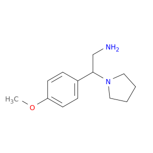 2-(4-Methoxyphenyl)-2-(pyrrolidin-1-yl)ethan-1-amine