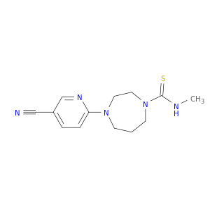1H-1,4-二氮杂-1-碳磷脂,4-(5-氰基-2-吡啶基)六羟基-N-甲基-