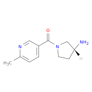 3-Pyrrolidinamine, 1-[(6-methyl-3-pyridinyl)carbonyl]-, (3R)-
