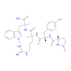 L-Tryptophanamide, 5-oxo-L-prolyl-L-tyrosyl-L-arginyl-