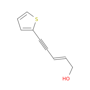 2-Penten-4-yn-1-ol, 5-(2-thienyl)-, (E)-