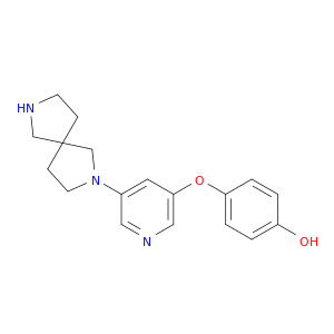 Phenol, 4-[[5-(2,7-diazaspiro[4.4]non-2-yl)-3-pyridinyl]oxy]-