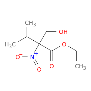 Butanoic acid, 2-(hydroxymethyl)-3-methyl-2-nitro-, ethyl ester