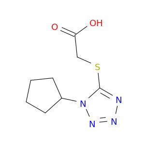 2-[(1-Cyclopentyl-1H-1,2,3,4-tetrazol-5-yl)sulfanyl]acetic Acid