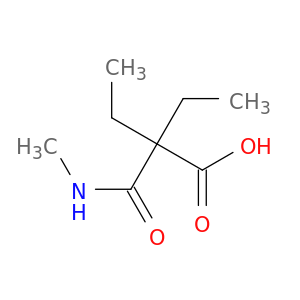 Butanoic acid,2-ethyl-2-[(methylamino)carbonyl]-