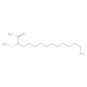 2-Pentadecanone, 3-(methylthio)-