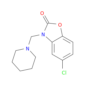 2(3H)-Benzoxazolone,5-chloro-3-(1-piperidinylmethyl)-