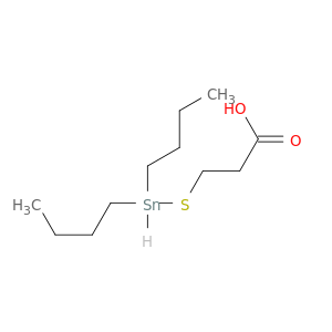 Propanoic acid, 3-[(dibutylstannyl)thio]-