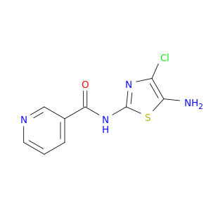 3-Pyridinecarboxamide, N-(5-amino-4-chloro-2-thiazolyl)-