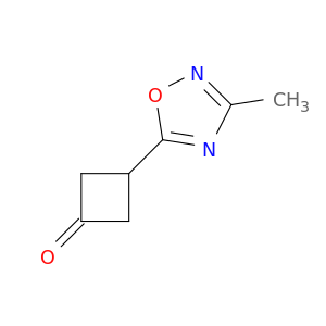 3-(3-methyl-1,2,4-oxadiazol-5-yl)cyclobutan-1-one