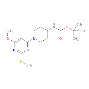 [1-(6-甲氧基-2-甲基硫基-嘧啶-4-基)-哌啶-4-基]-氨基甲酸叔丁酯