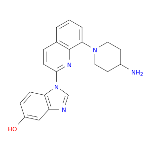 1H-Benzimidazol-5-ol, 1-[8-(4-amino-1-piperidinyl)-2-quinolinyl]-