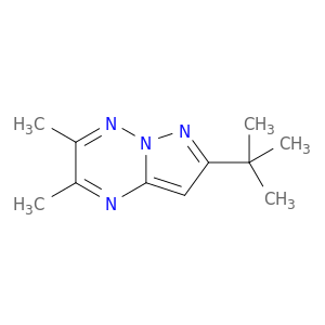 Pyrazolo[1,5-b][1,2,4]triazine, 7-(1,1-dimethylethyl)-2,3-dimethyl-